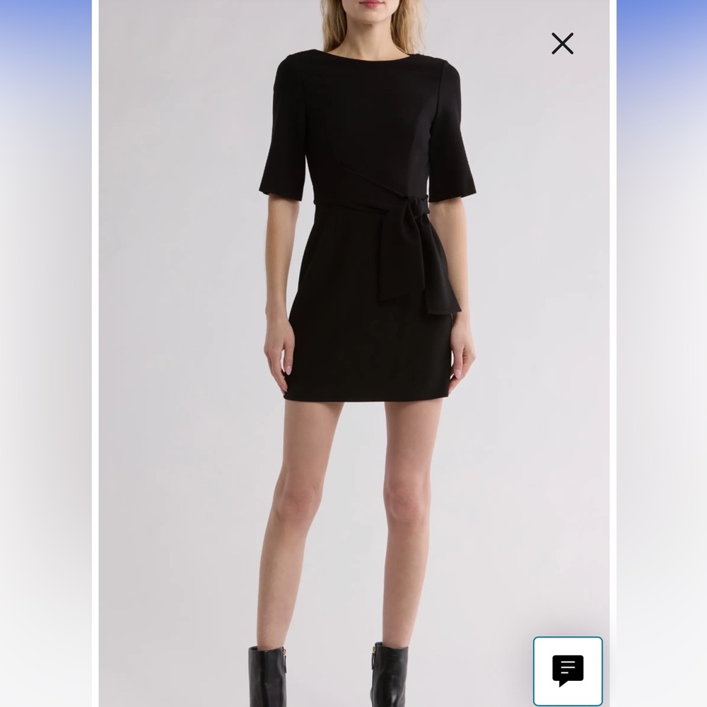 Alice + Olivia Virgil Boat Neck Dress